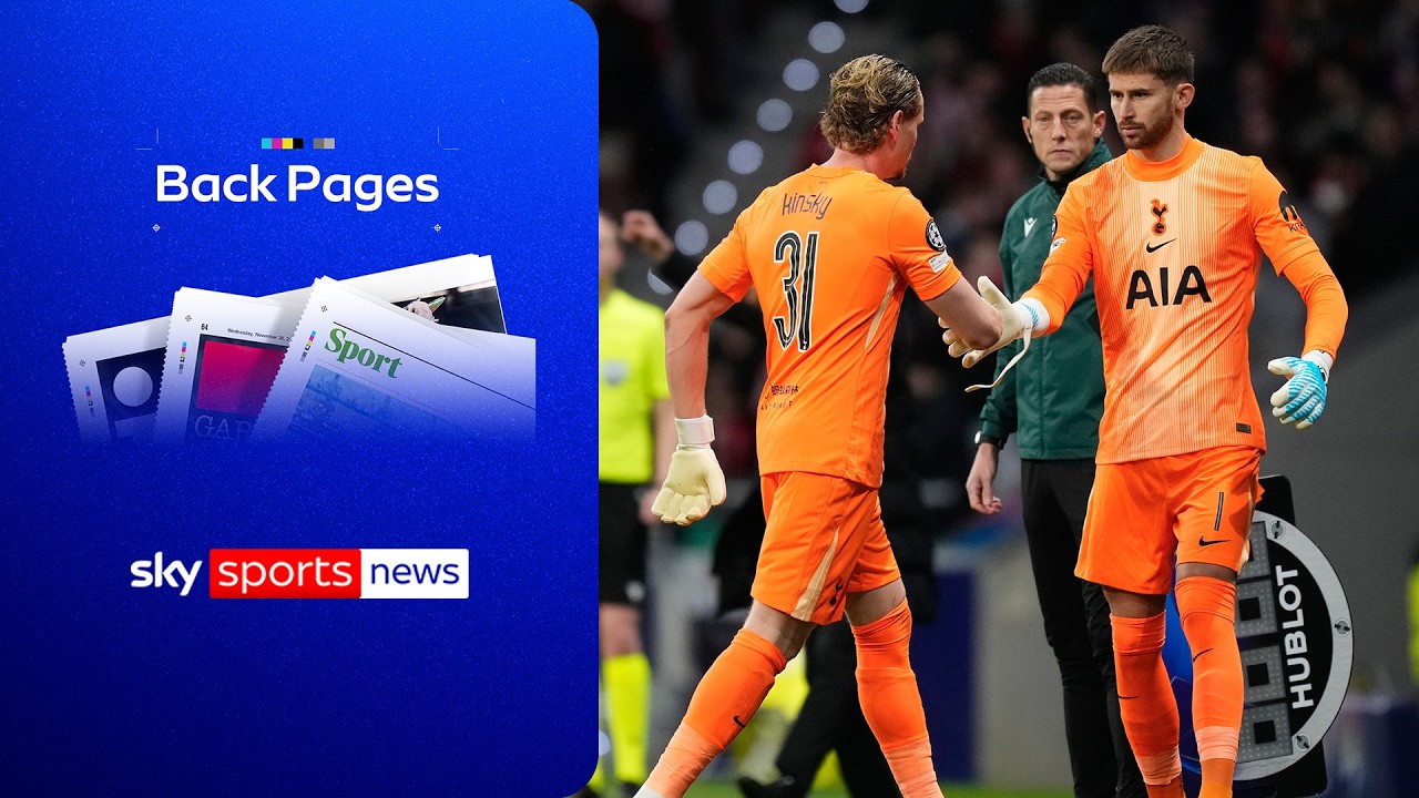 Spurs well beaten against Atlético as Newcastle draw with Barcelona | Back Pages Tonight