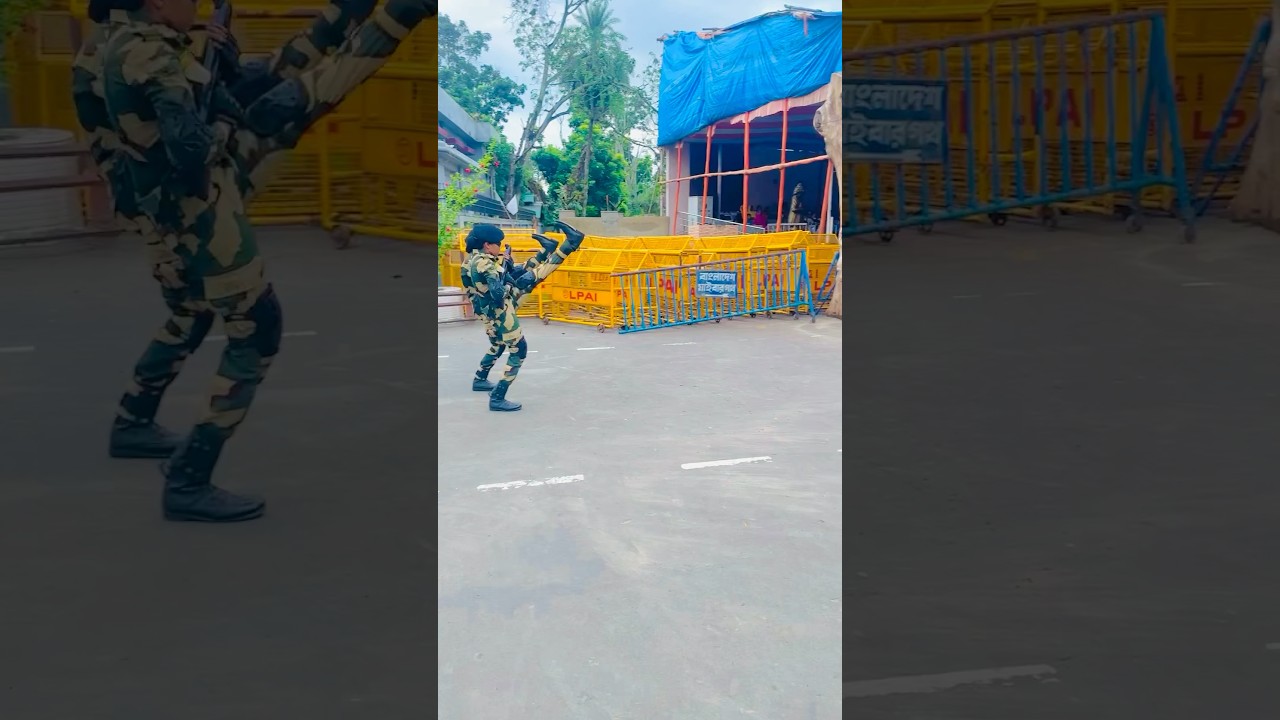 Bangladesh BGB vs India BSF Parade at Benapole-Petrapole 🇧🇩