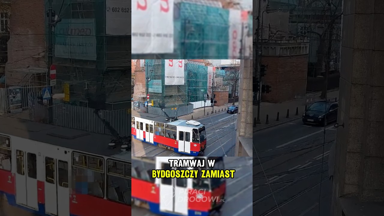 Wypadek tramwaju w Bydgoszczy 🚋