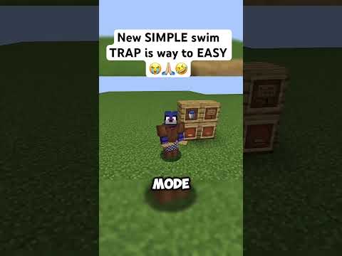 This TRAP actually WORKS SO WELL #minecraft #gaming #fyp