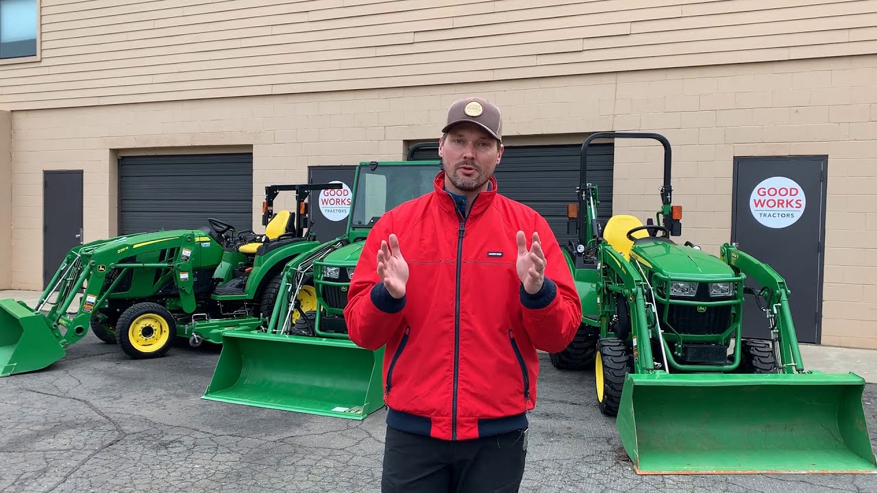 John Deere 2032R Tractor with Backhoe, Mower & Loader 🚜