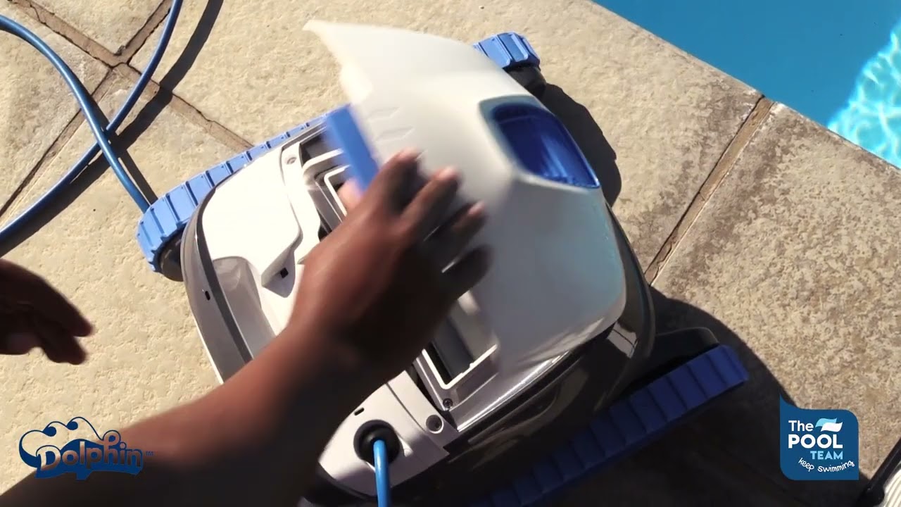 See the Dolphin S100 Robotic Pool Cleaner in Action – Effortless Pool Cleaning! ✨