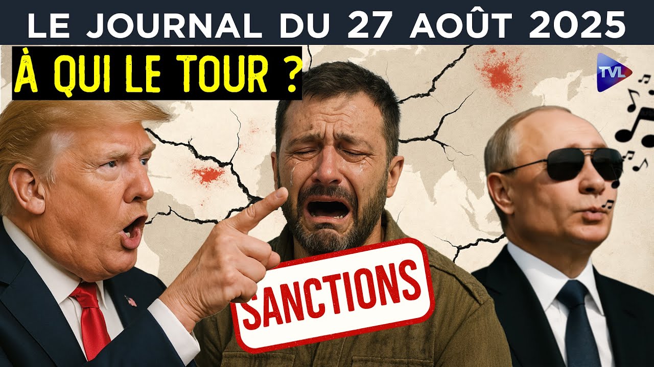 Trump évoque la possibilité de sanctions contre l’Ukraine 🇺🇸 – JT du 27 août 2025