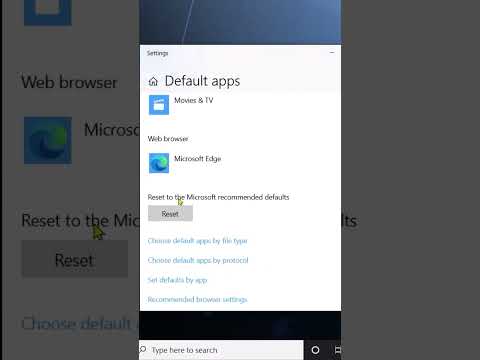 How to change default application for each file format in windows 10