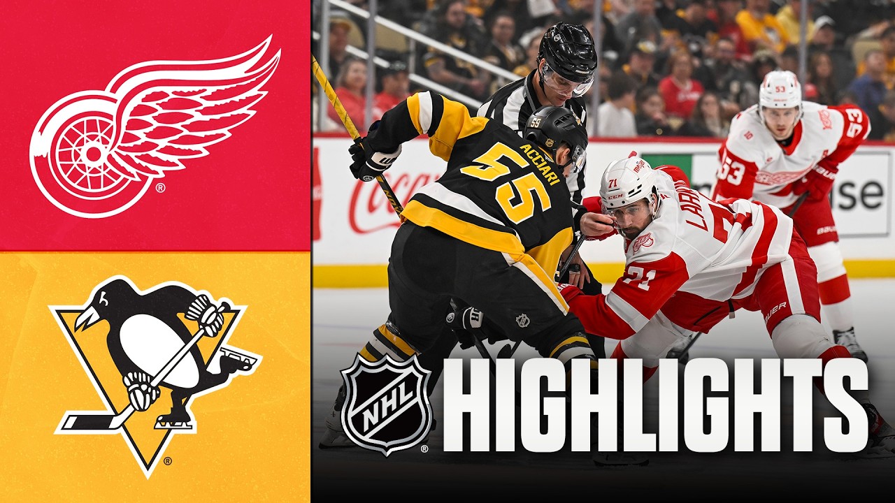 Red Wings vs. Penguins | NHL Highlights (March 31, 2026)