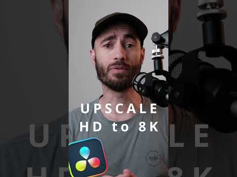 SUPER SCALE in DaVinci Resolve 20 | Upscale 1080p to 8K
