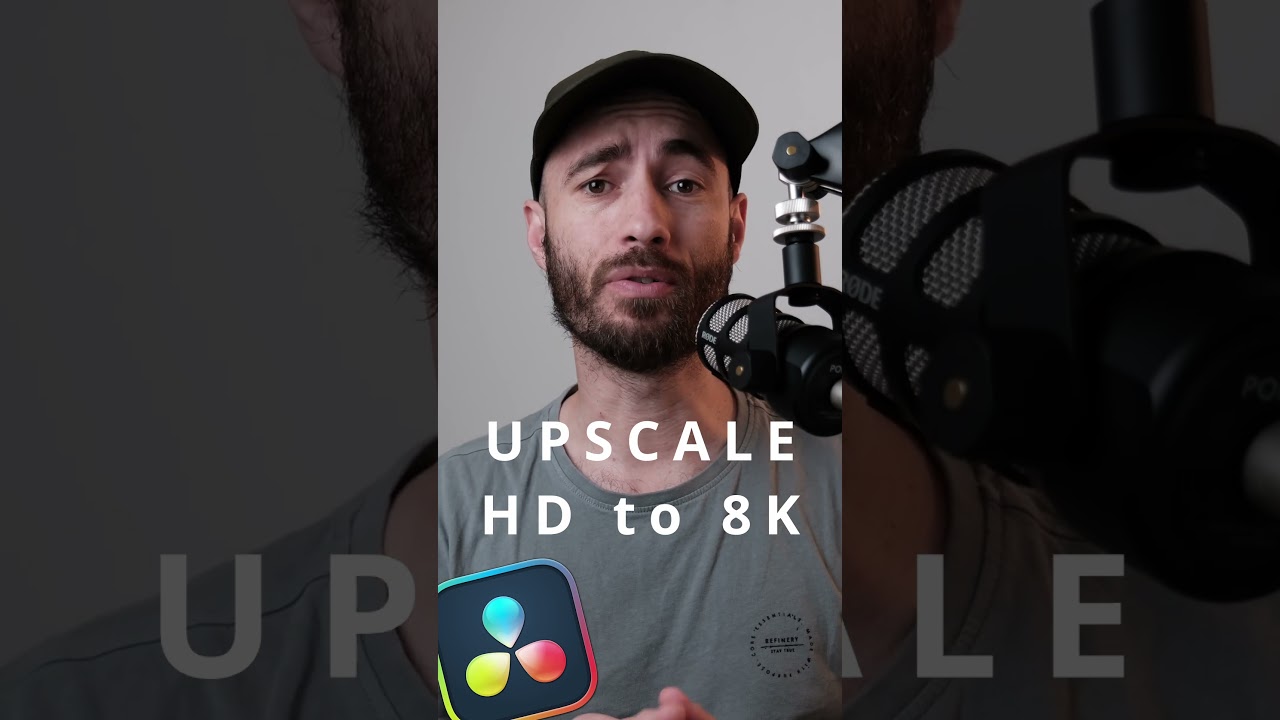 Super Scale in DaVinci Resolve 20: Effortlessly Upscale 1080p to 8K π₯