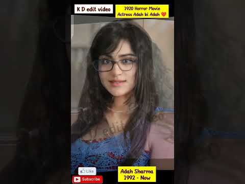 1920 Horror 😱 Movie actress Adah Sharma ❤️❤️ #shorts #transformation #journey #bollywood #actress