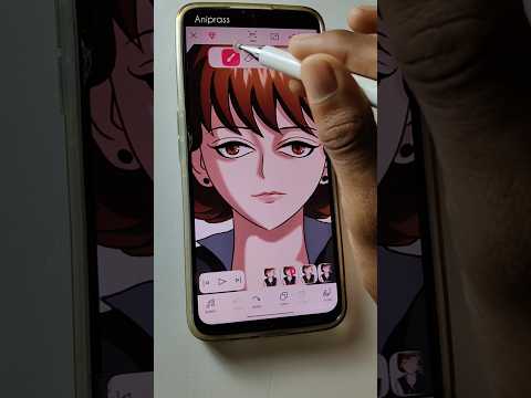 Eyes Blinking Animation Tutorial In Mobile. #shorts #animation