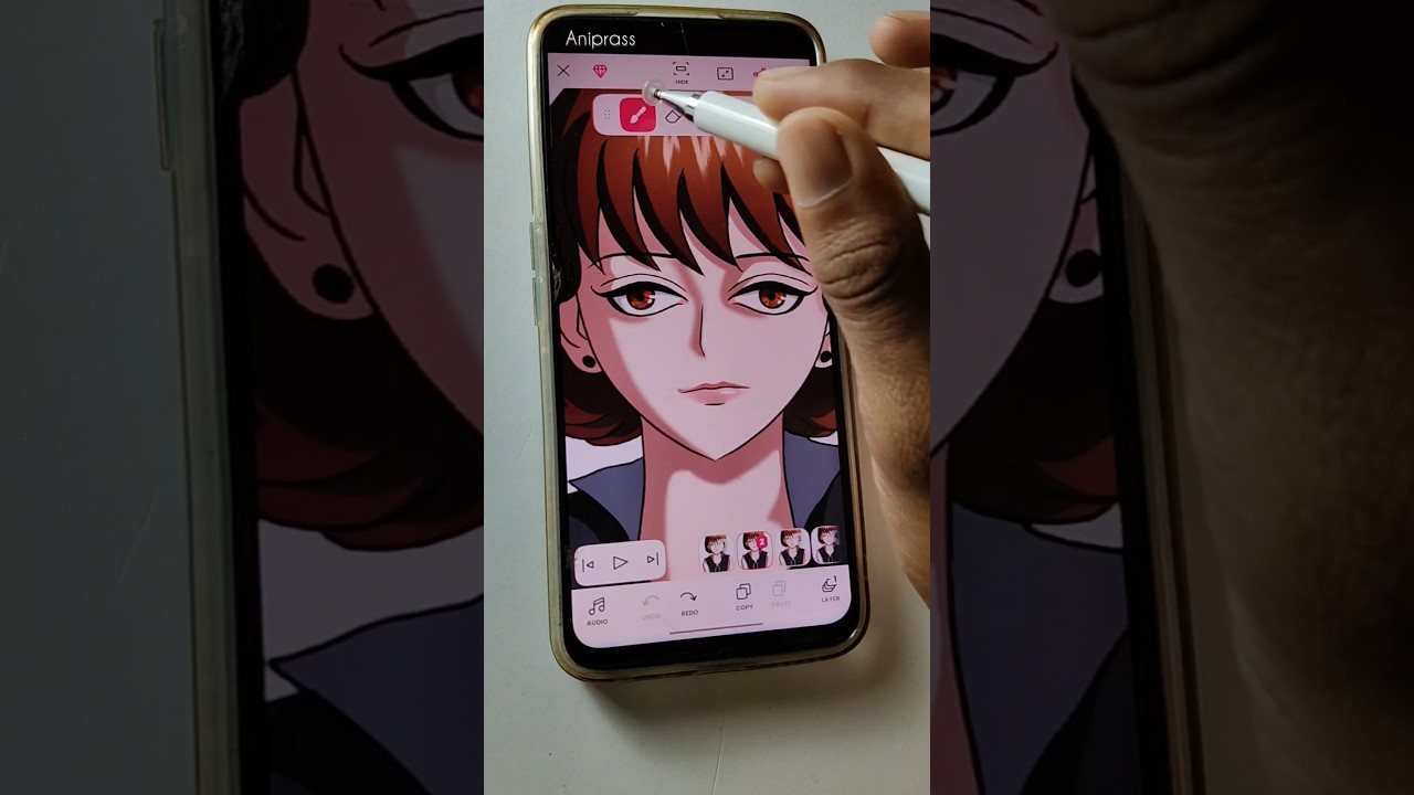 Easy Mobile Eyes Blinking Animation Tutorial 👁️ #Shorts