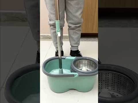 Home clean 360 spin mop with bucket. #mop #homecleaning #shorts #flatmop #spinmop #householditems