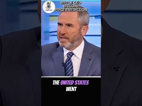 Ripple CEO Garlinghouse GIVES BITCOIN PRICE PREDICTION ЁЯЪи #xrp #ripple