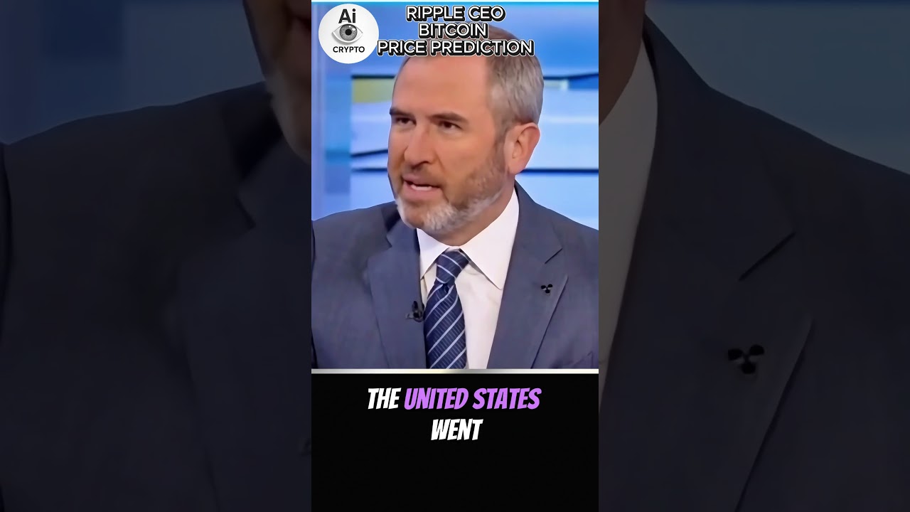 Ripple CEO Garlinghouse Makes Bold Bitcoin Price Prediction 🚨