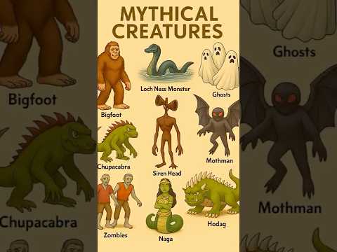 Mysterious And Rare Creatures in The World. #shortsfeed #ytshorts #scary #mythical