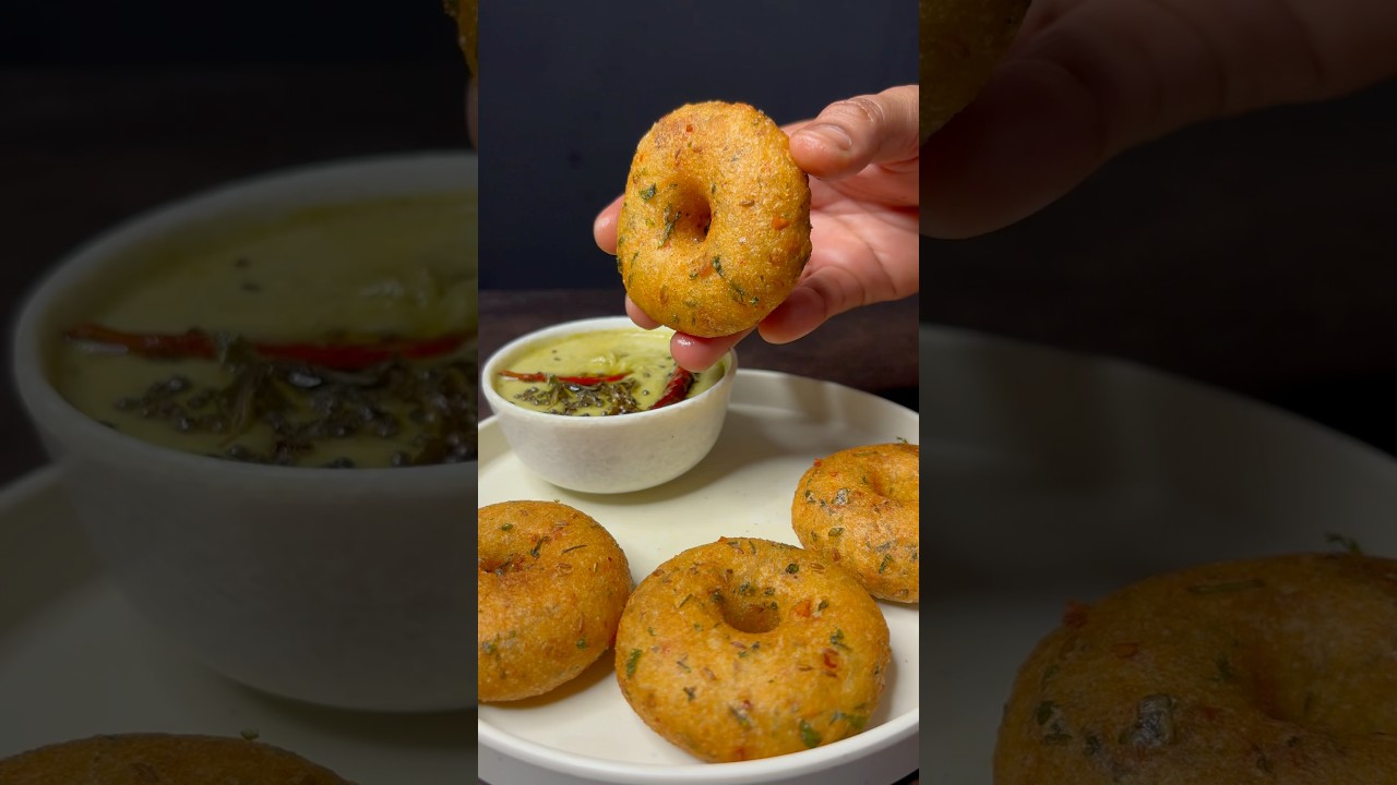 Sooji Medu Vada ASMR Recipe 🧆