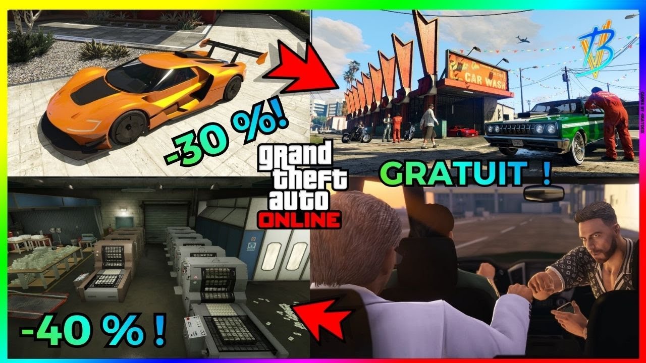 Promo GTA Online : Atelier -40%, Ventes x2 le 8/01/26 🎮