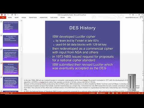 history of Data Encryption Standard (DES) || urdu hindi | DES history lecture in urdu | DES | part33