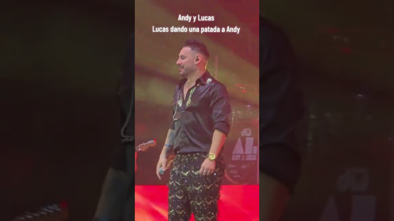 Lucas golpea a Andy en concierto 😧