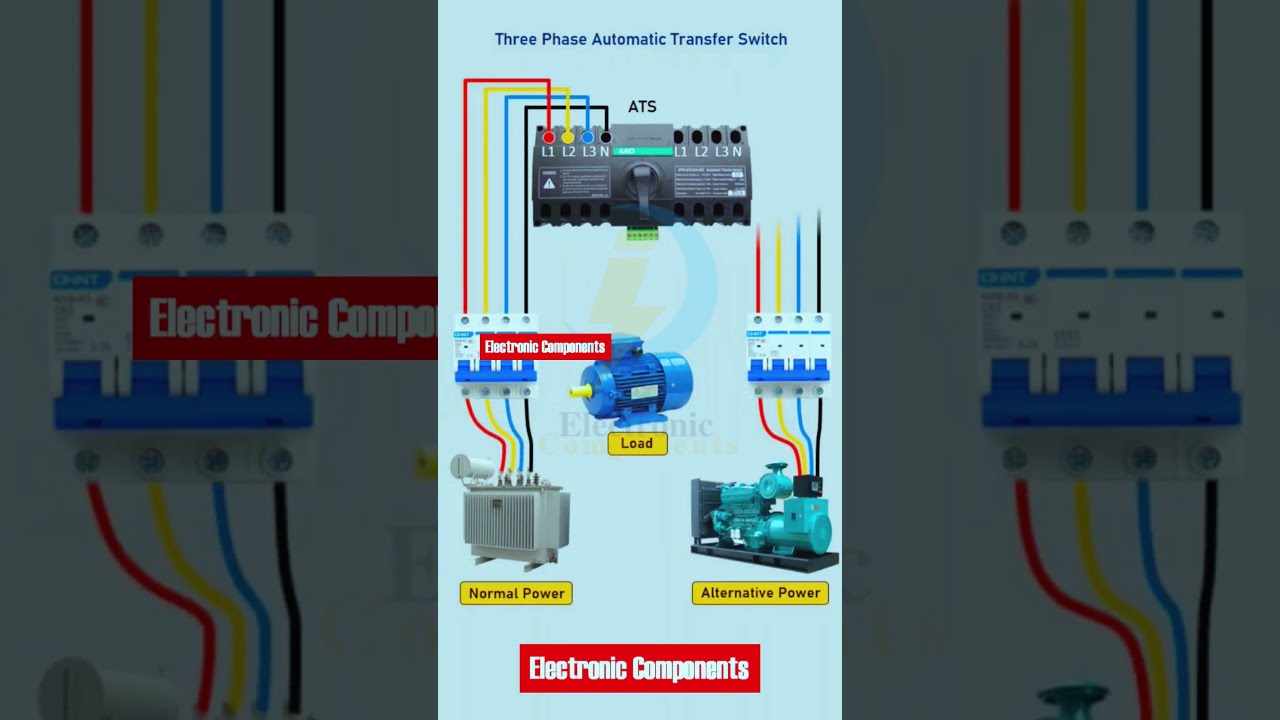 3-Phase Automatic Transfer Switch (ATS) ⚡