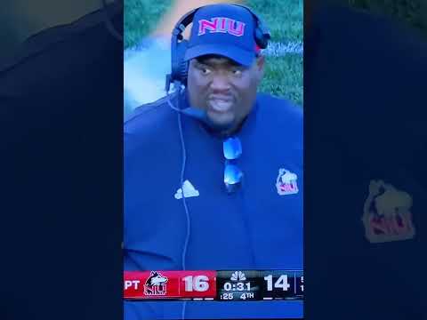 NIU kicker Kanon Woodill makes team history 🆚 Notre Dame #youtubeshorts #comebackszn #shortsviral