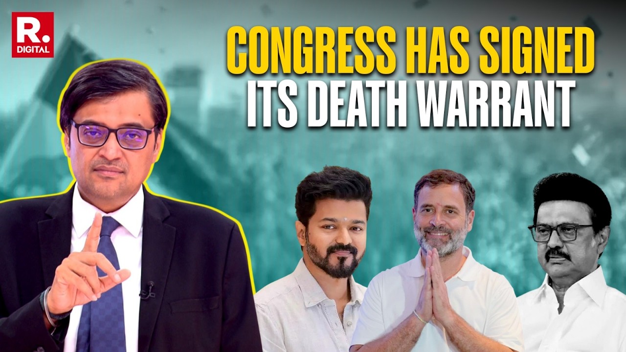 Arnab's Sharp Take on Congress' DMK 'Backstab': Rahul Will Have No Allies By 2029