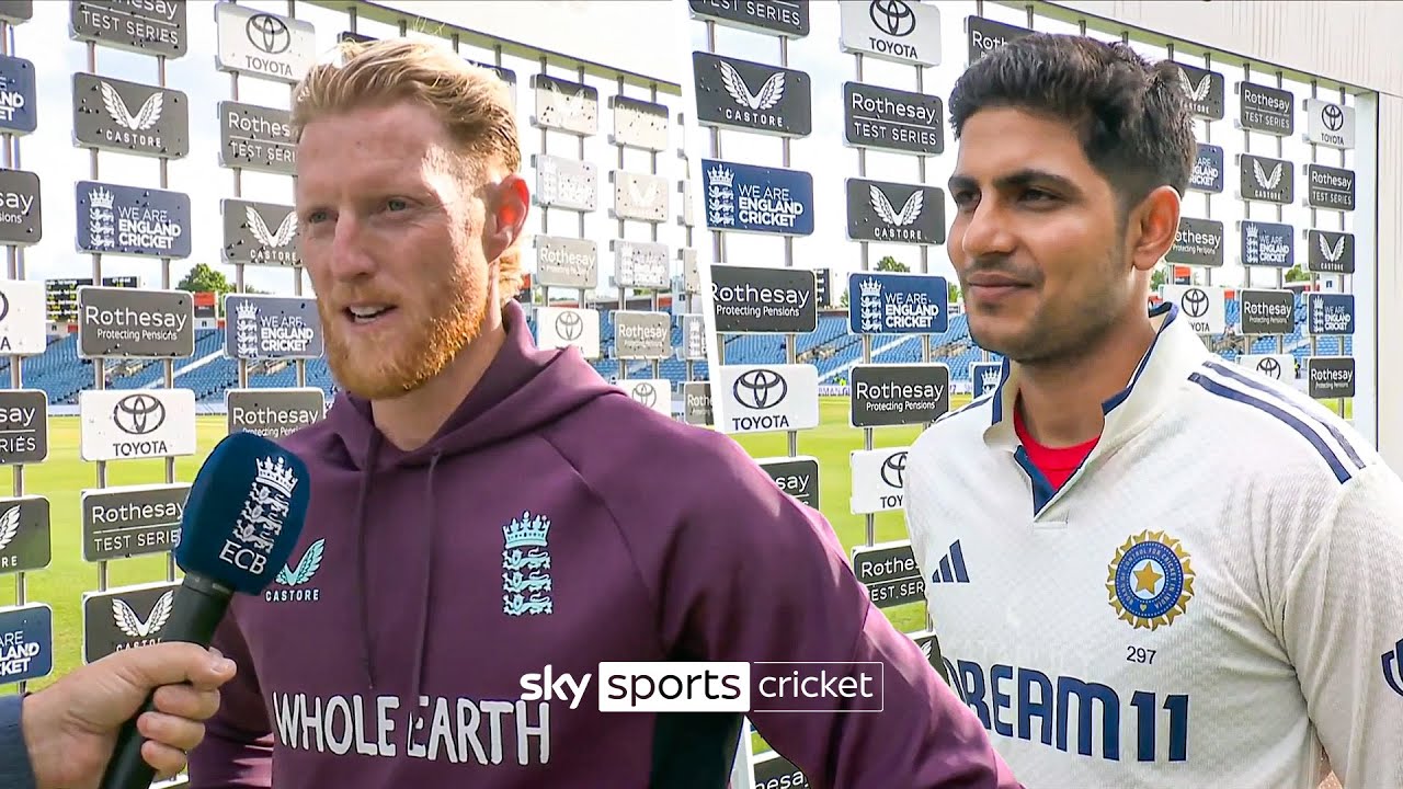 Ben Stokes & Shubman Gill React to Epic England vs India Test Match 🏏
