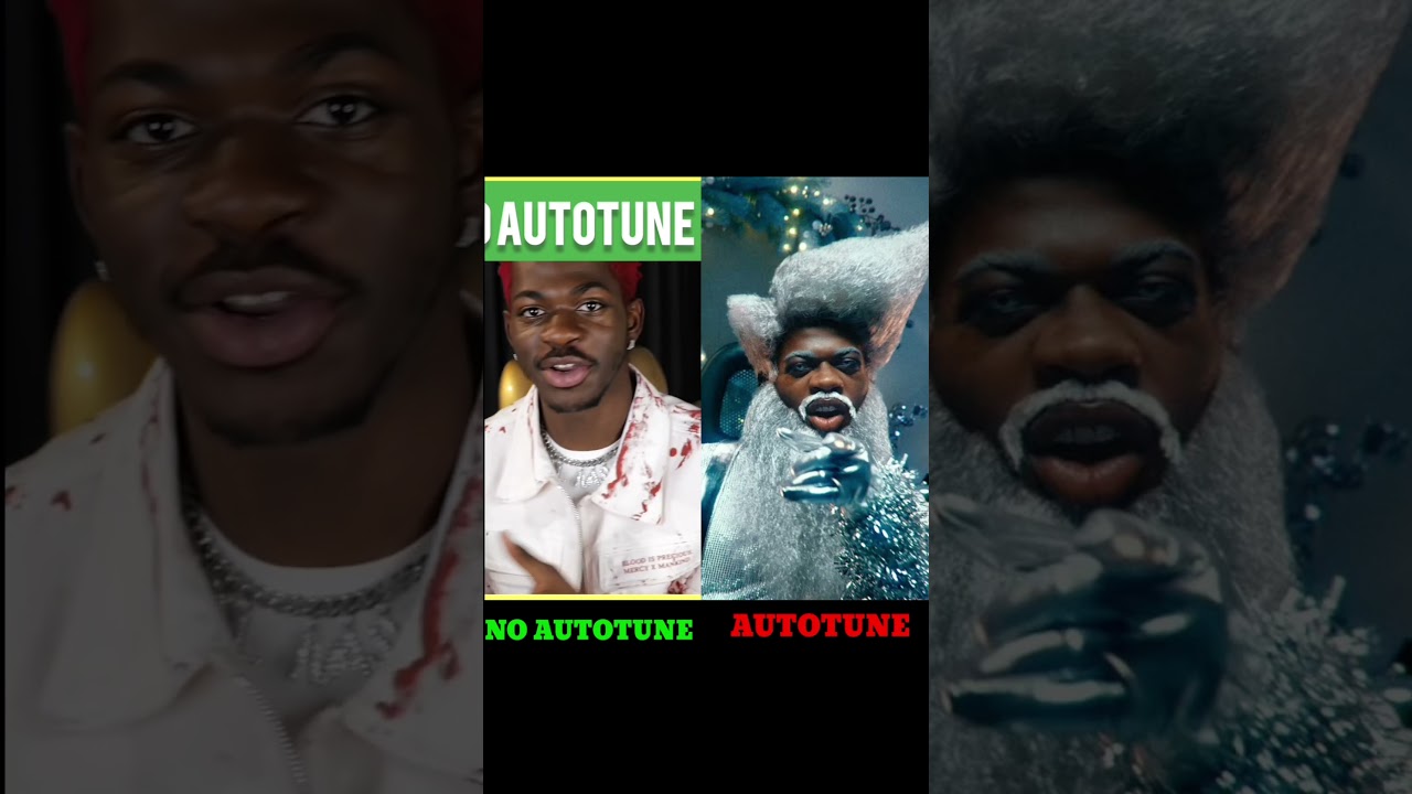 Lil Nas X Holiday: Autotune vs No Autotune
