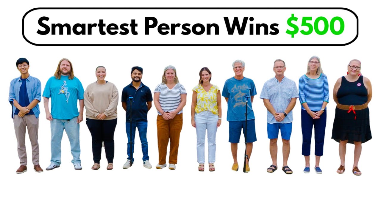 10 Participants Compete in General Knowledge Quiz for $500