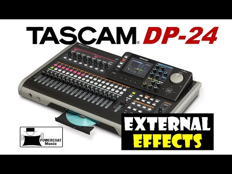 Tascam DP24/DP32 Digital Portastudio: Using External Effects