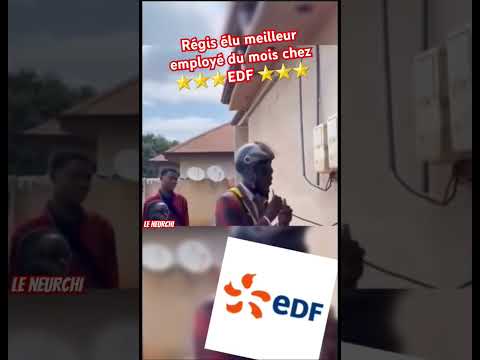 Voici le meilleur employé du mois chez EDF #edf #electricien #claudefrançois