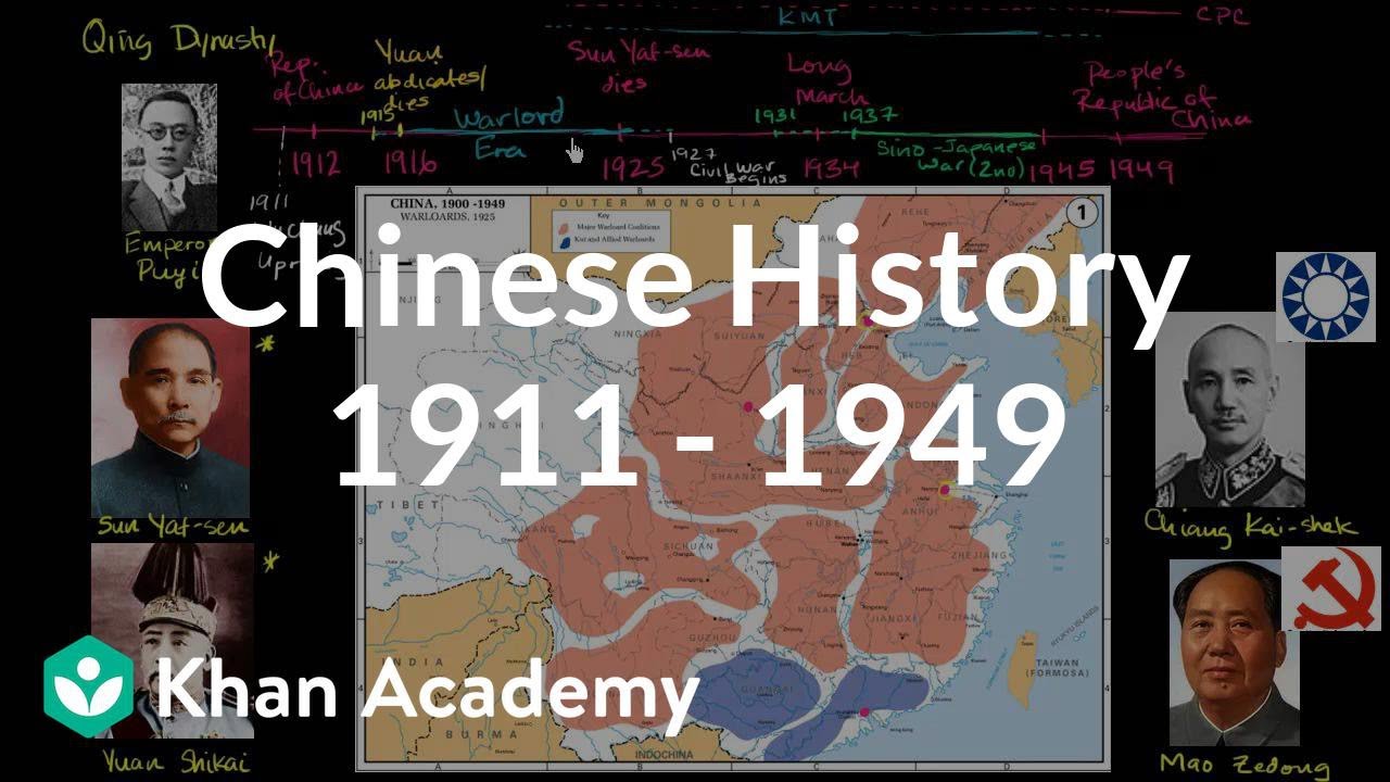 Chinese History (1911-1949): A Century of Transformation