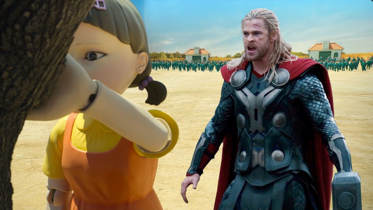 Thor Joins Squid Game 🦸‍♂️