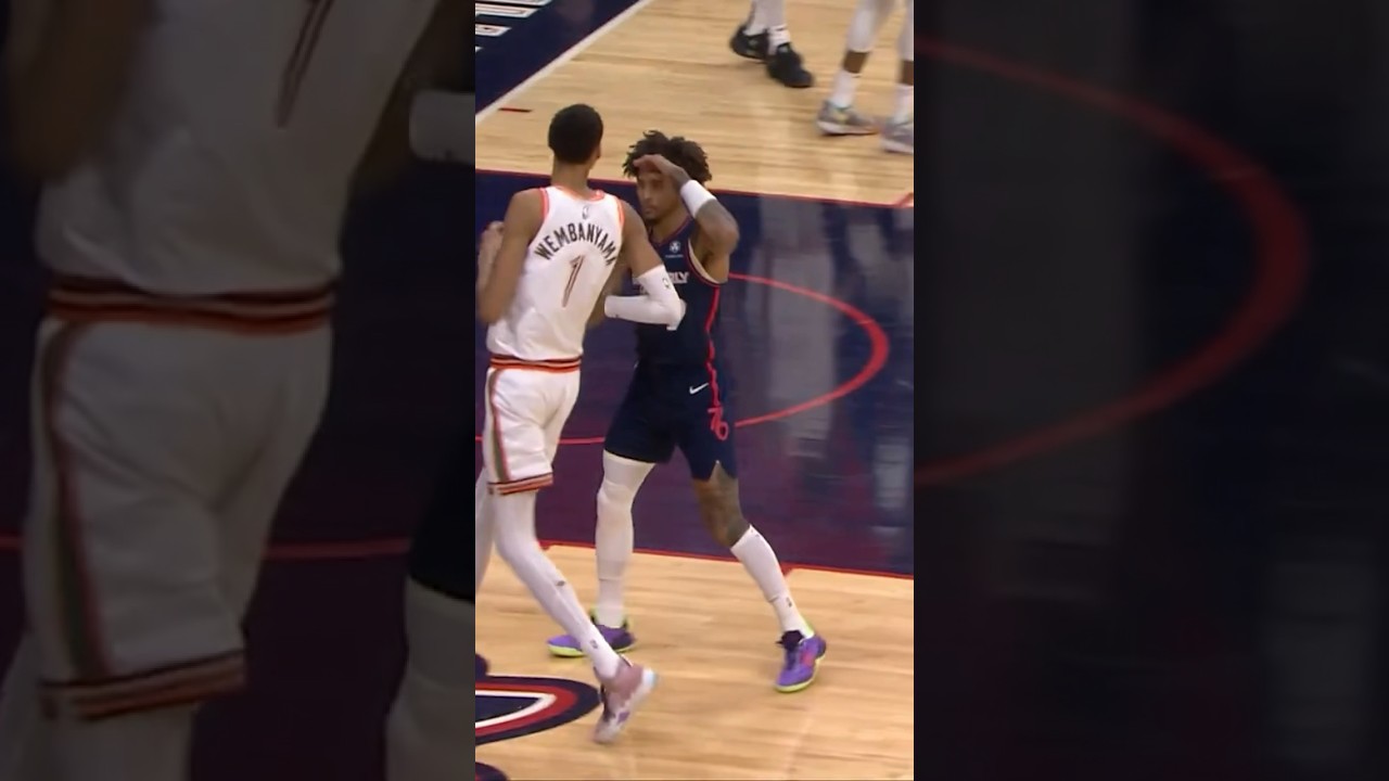 Kelly Oubre Jr. Reacts to Victor Wembanyama's Height 🤣