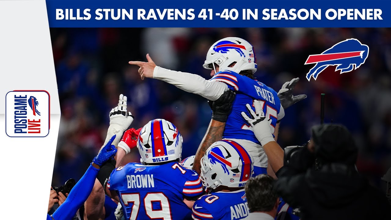 Bills Edge Ravens 41-40 in Thrilling Opener 🏈