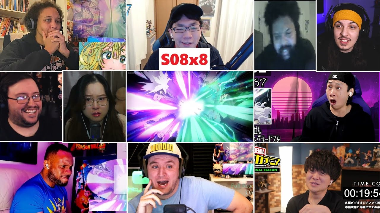 My Hero Academia S8E8 Reaction Mashup 🎥