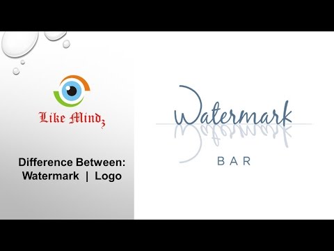 Difference Between Watermark and Logo