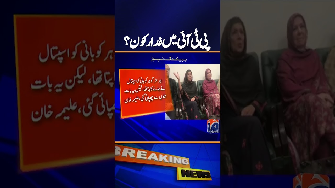 Aleema Khan Accuses PTI 'Traitors' 📰