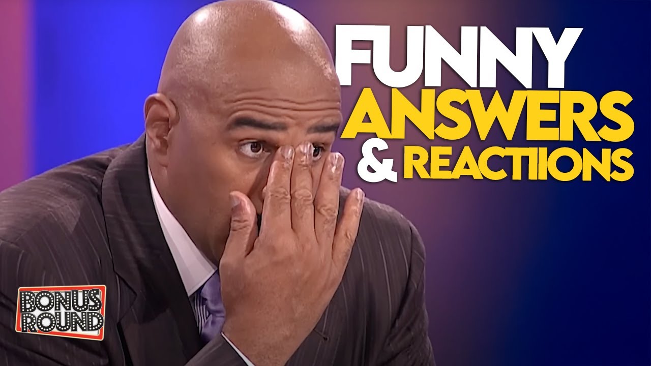 Hilarious Family Feud Moments & Steve Harvey’s Funny Reactions 😂