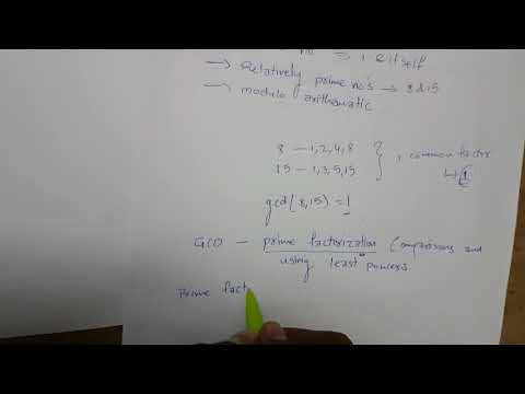 Introduction to Number theory (Part-1) | JNTU | CSE | Cryptography