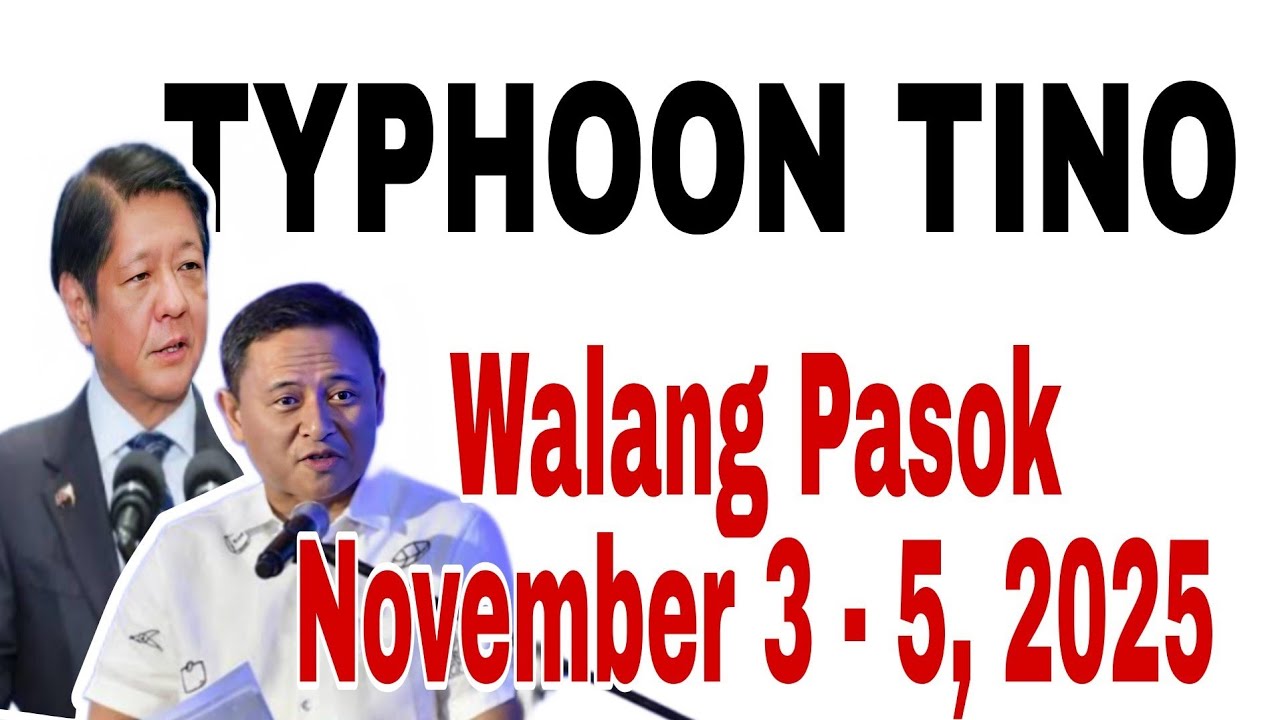 No Classes in Some Areas Nov 3-5, 2025 🌧️