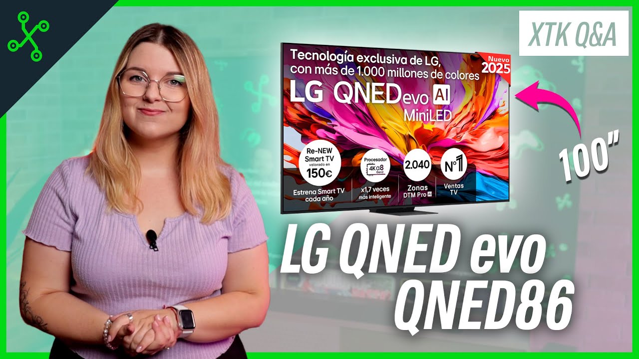 LG QNED evo QNED86: Smart TV hasta 100” 4K