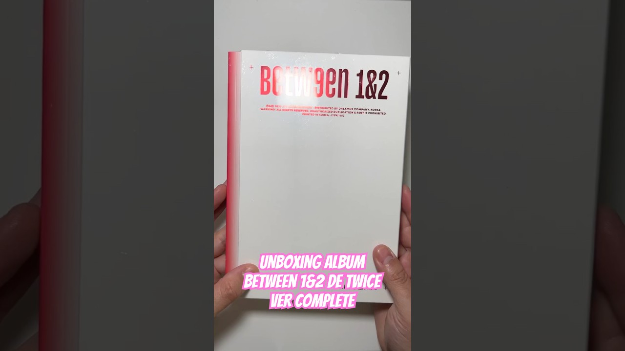 Unboxing el álbum Between 1&2 de TWICE 🎶