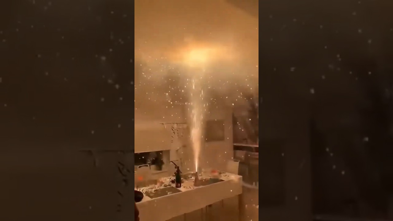Feuerwerk in der Wohnung gezündet 🎆