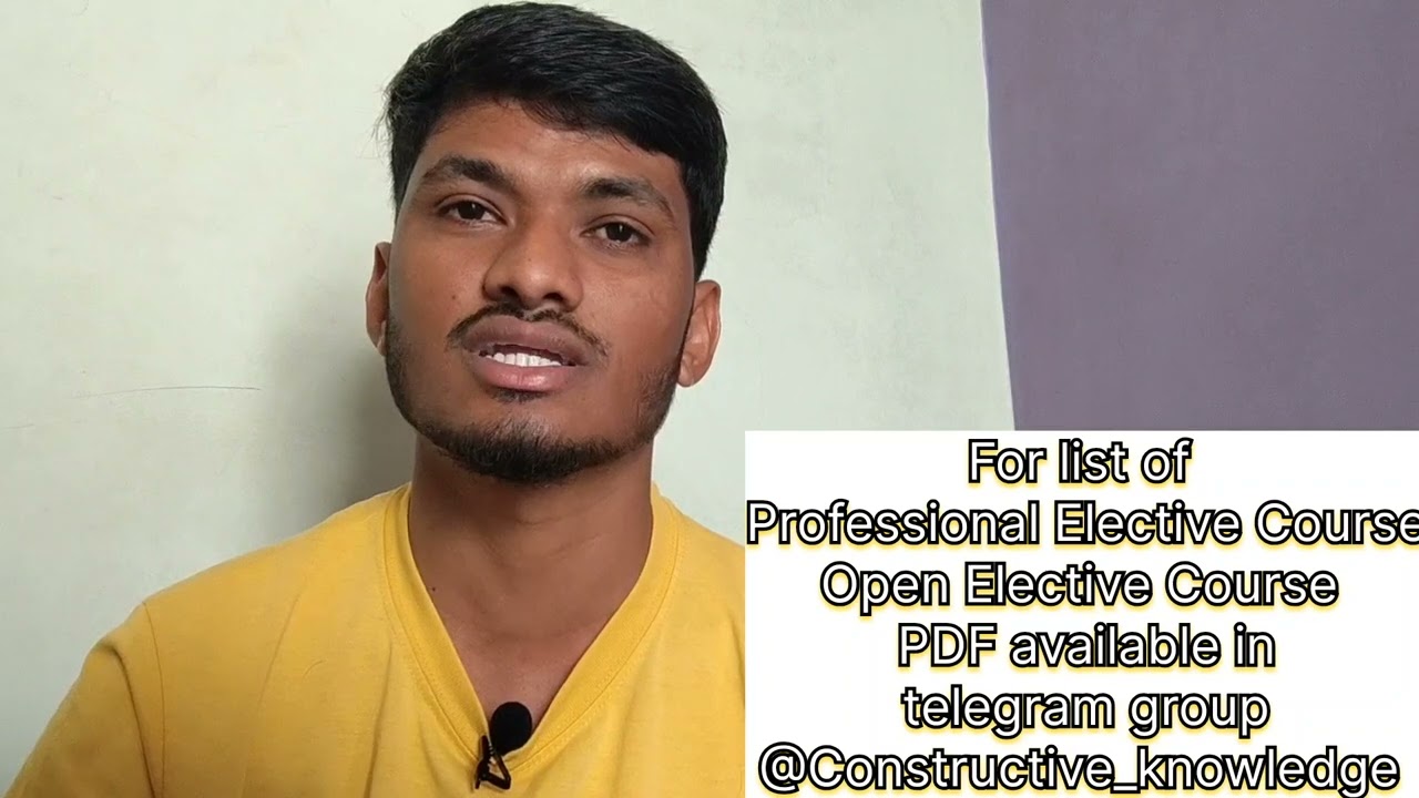 VTU PEC & OEC Explained | Professional & Open Elective Course Details in Kannada | All Scheme