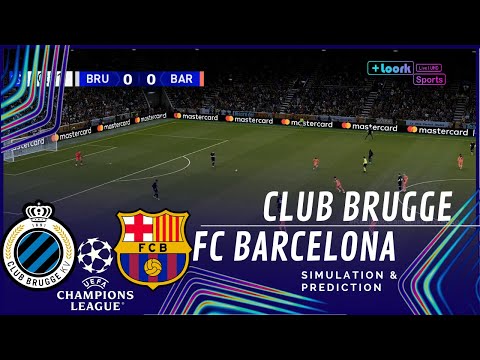 CLUB BRUGGE vs. FC BARCELONA UEFA CHAMPIONS LEAGUE 25/26 Full Match Simulation/Prediction