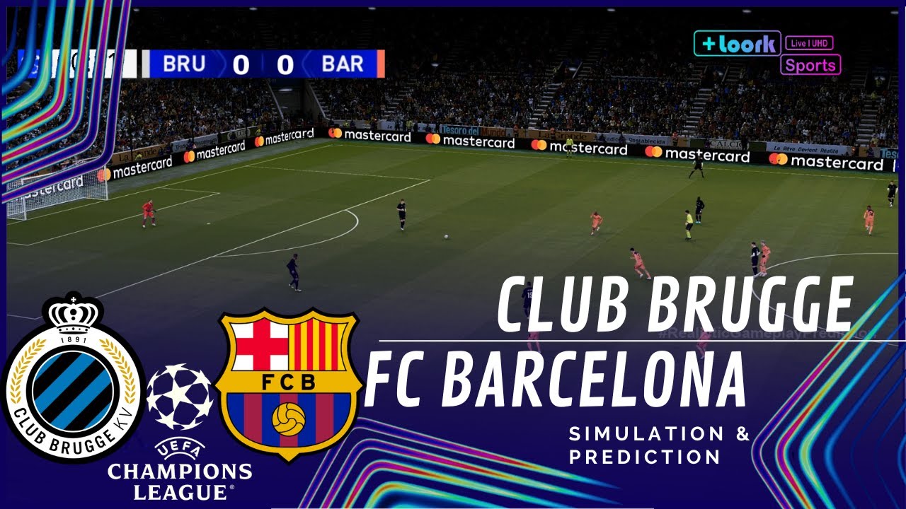 CLUB BRUGGE vs. FC BARCELONA UEFA Champions League 2025/26 Full Match Simulation and Prediction