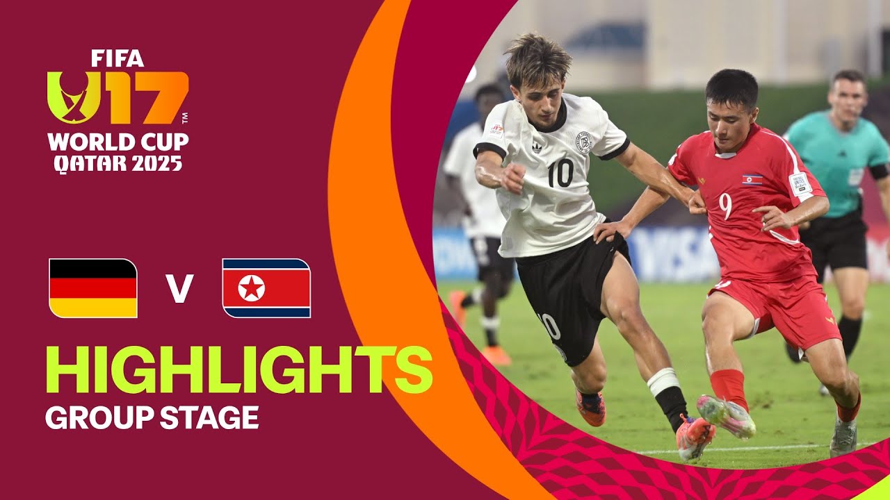 Germany vs Korea DPR | Exciting Highlights from FIFA U-17 World Cup Qatar 2025