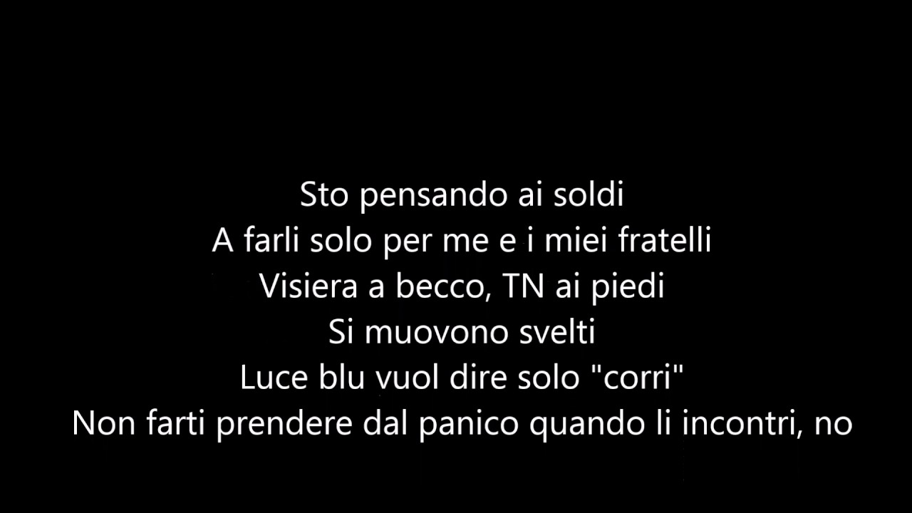 Sfera Ebbasta - Visiera a Becco [Lyrics] 🎤