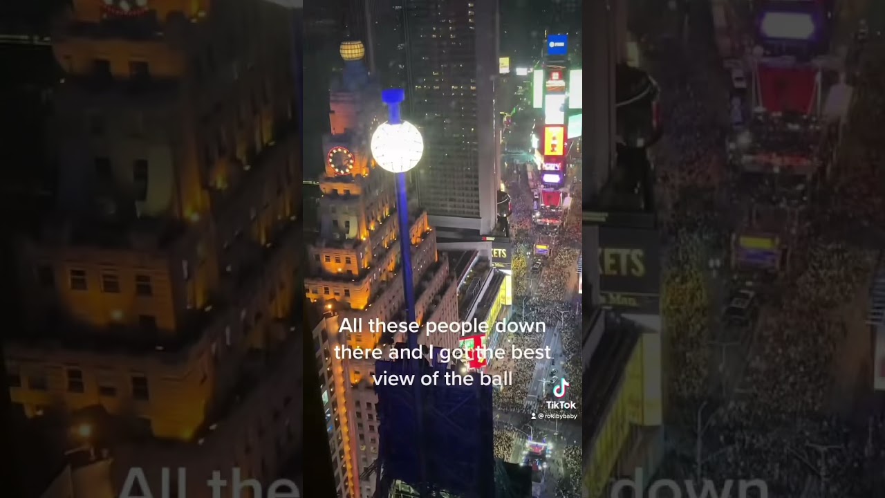 NYE View in NYC 🎉