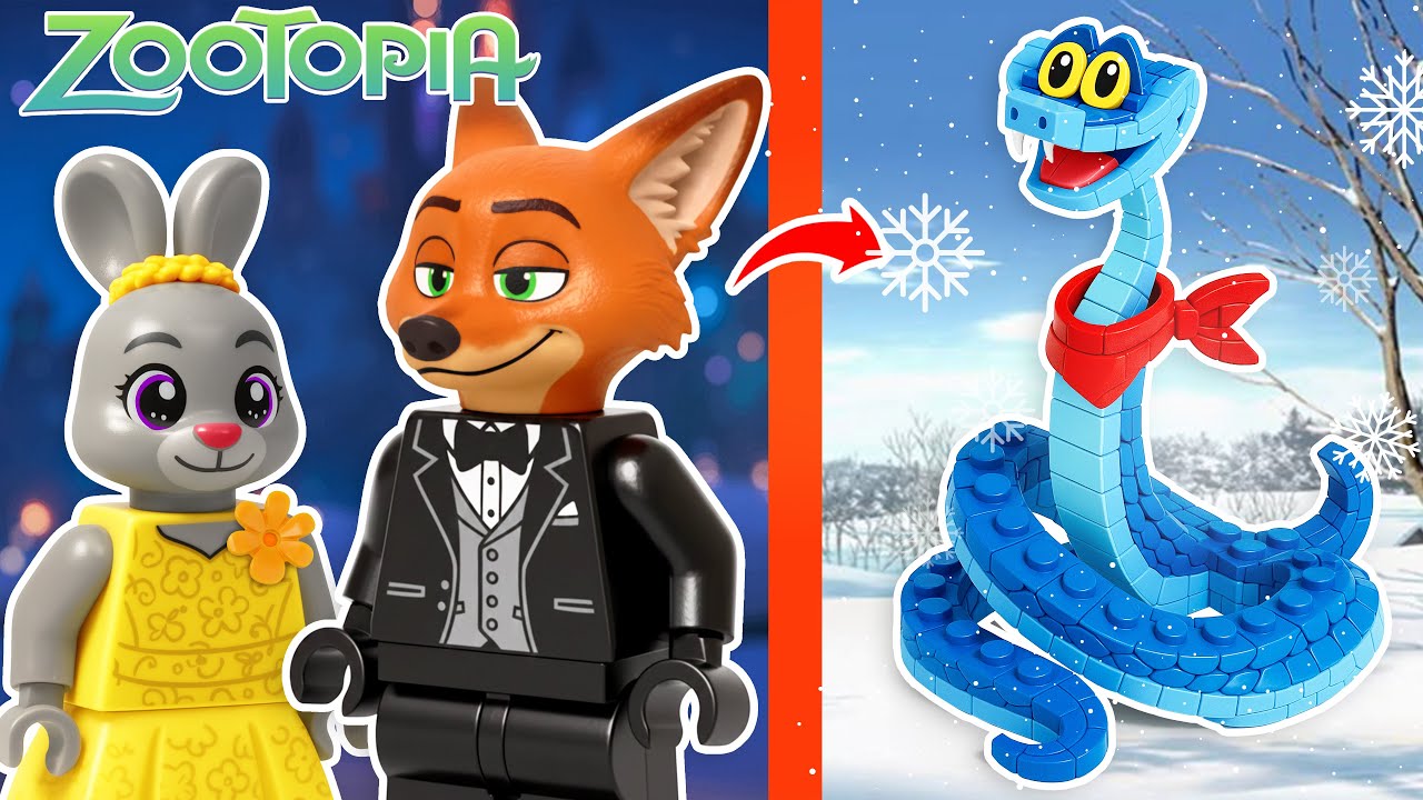 How to DIY Every Character in LEGO Zootopia 2 🦊🐰 | FUNZ Bricks